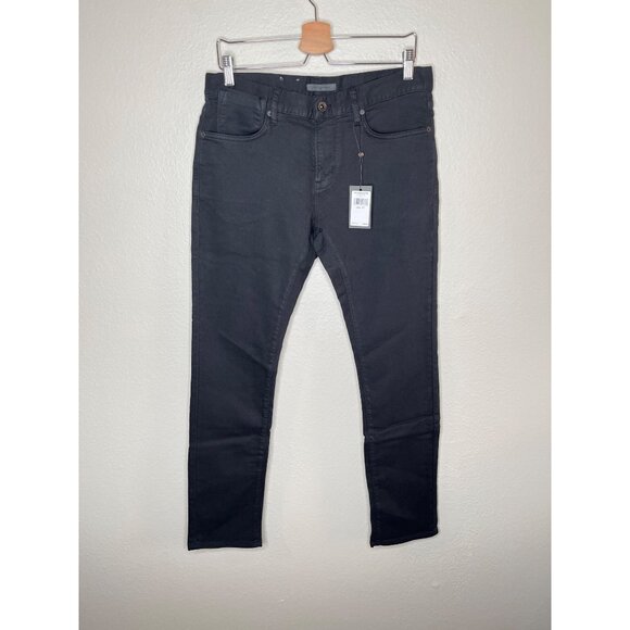 John Varvatos Mens  J701 BLACK WEFT Regular Fit  Jeans 31 Reg - Picture 2 of 12